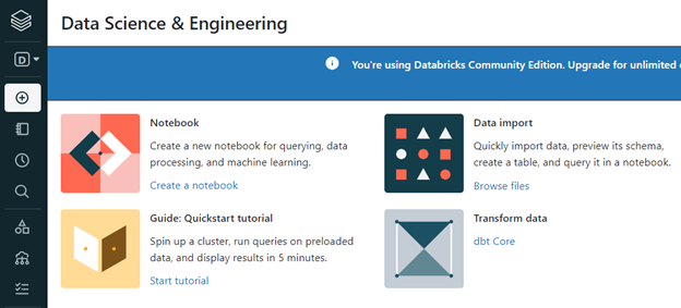 Create a Databricks Notebook in your Workspace
